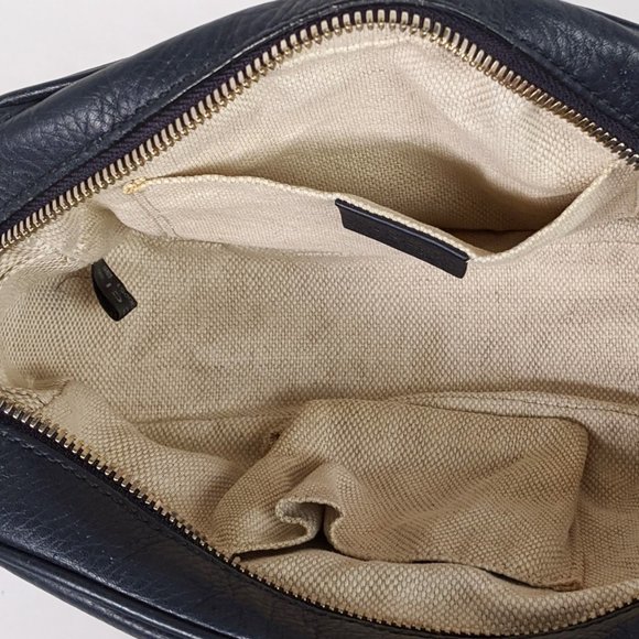 SOLD Gucci Disco Navy Blue Cross Body Bag - Picture 2 of 8